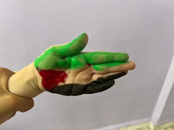 مخيم البرج الشمالي، فعالية  دعم غزة، بعدسة الإعلامية دعاء خليفة